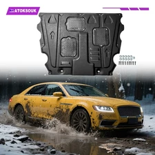 Engine Splash Shield For Continental 2017-2020 Heavy Skid Plate W/Service Hole