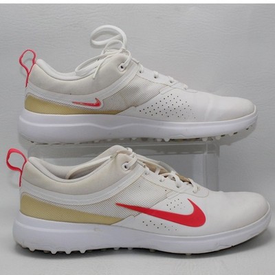 Nike Lunar Empress 2 Womens Golf Shoes White Sunset Glow 818732-103 Size 8
