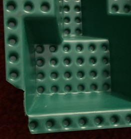 Vintage LEGO Baseplate Raised 6024 for Castle Forest 6079 broken corner as is