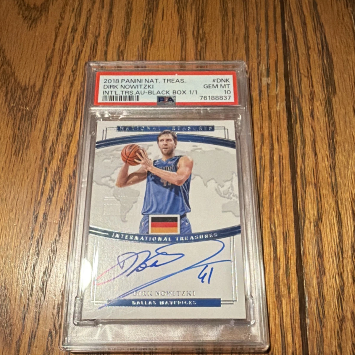 Dirk Nowitzki Basketball 2017-18 Season Serial Numbered Sports 