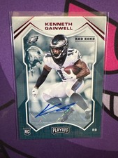 2021 PANINI PLAYOFF RED ZONE AUTOGRAPHS KENNETH GAINWELL #239