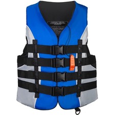 Adult Universal Personal Flotation Device USCG Approved Life Jacket Vest Blu...