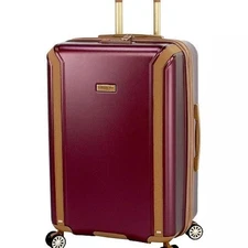 London Fog Regent Luggage 29” suitcase burgundy travel bag