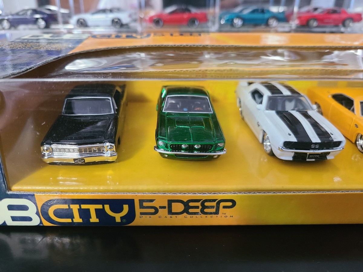 Jada Toys DUB CITY Big Time Muscle 5 Deep Die Cast Cars Shelby