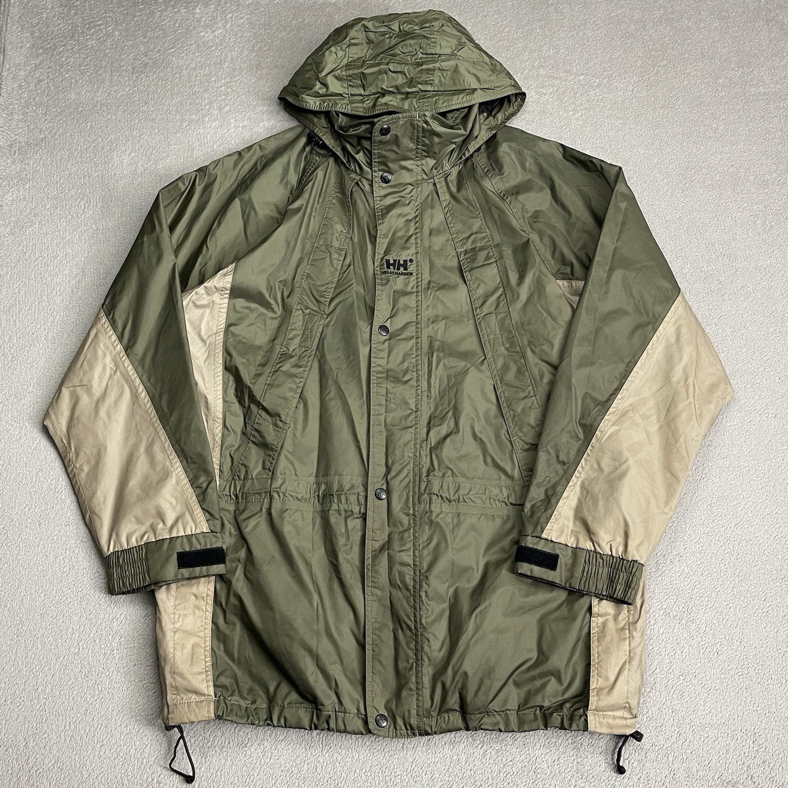 Helly Hansen Helly Tech Jacket Coat Large Khaki G… - image 1