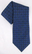 Claiborne Tie Necktie Blue Hand Made 100 Silk