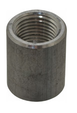 1/2" 150 6061-T6 Aluminum Full Threaded Coupling - Pipe Fitting