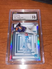2022 Bowman In 3-D Wander Franco RC Rookie Card #B3D-1 Graded CSG 10 Gem Mint