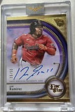 2025 Topps Five Star Autographs Jose Ramirez Auto Purple /50 Guardians Auto