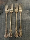 Vintage Towle Old Master Sterling Silver Lot Of 4 Cocktail Seafood Dessert Forks