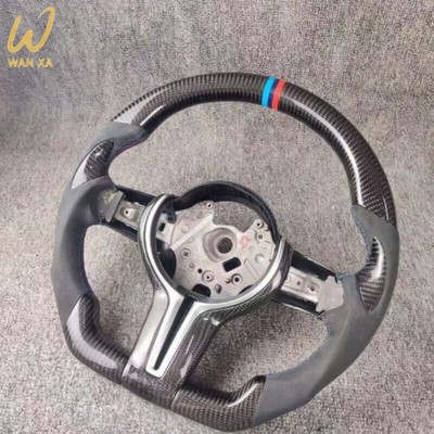 Alcantara Real Carbon Steering Wheel for BMW F10 M5 F30 M4 F82 X3M F80 M2 F80 M3