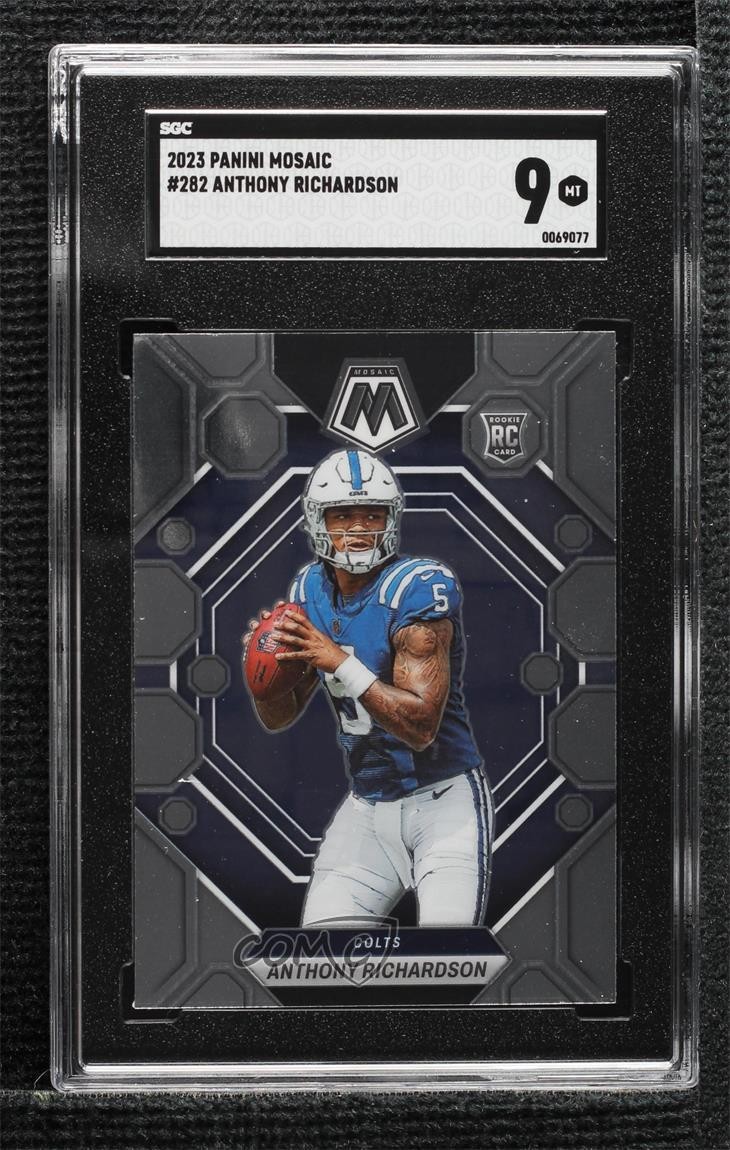 2023 Panini Mosaic Rookies Anthony Richardson #282 SGC 9 MINT Rookie RC o2v