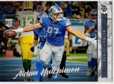 2022 Panini Chronicles Luminance Football Aidan Hutchinson No. 219 Detroit Lions