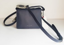  178 TED BAKER LONDON EMIE WOMEN'S JEWEL  LEATHER SMALL CROSSBODY BAG NWT