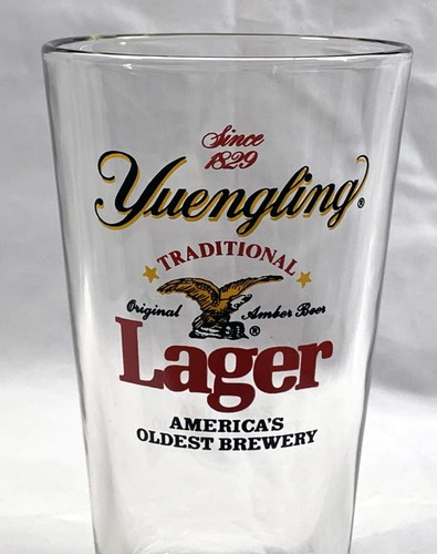 2 Yuengling Brewing Co Lager Bier Pint Gläser Amerikas älteste Brauerei Adler - Bild 2 von 3