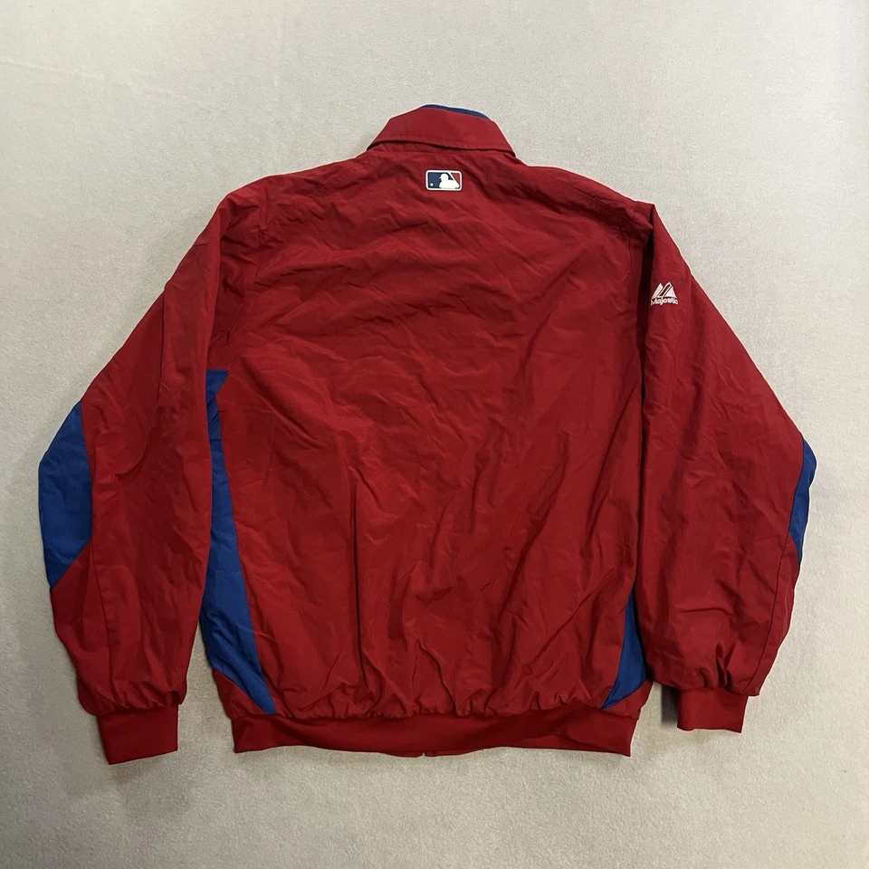 Vintage Philadelphia Phillies Majestic Stitched Jacket Youth Large Therma Base - Image 2 of 4