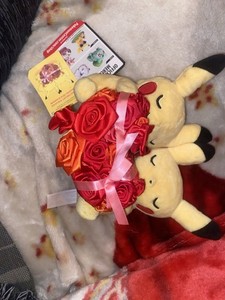 Pokemon Center Paired Pikachu Sweetheart Celebrations Valentine's Day Plush