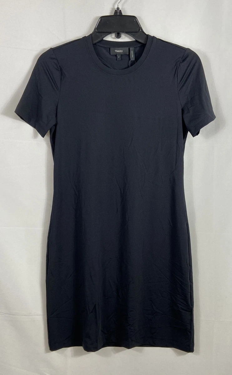 theory jersey dress Theory Gather Shoulder Tee Shirt Dress