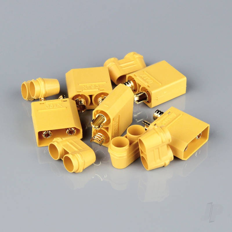 Radient XT90 Male with Cap End (ESC End) (5 pcs)