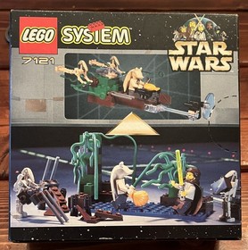 Sealed LEGO Star Wars Episode I Naboo Swamp #7121 (Vintage)
