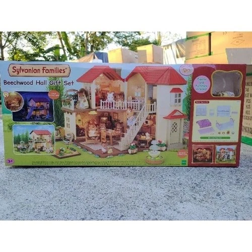 RARE Sylvanian Families Beechwood Hall Gift Set - Calico Critters House NEW
