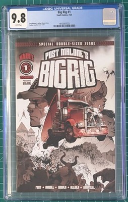 Post Malone's Big Rig #1 CGC 9.8 Gooden Cover A Vault Comics 2025