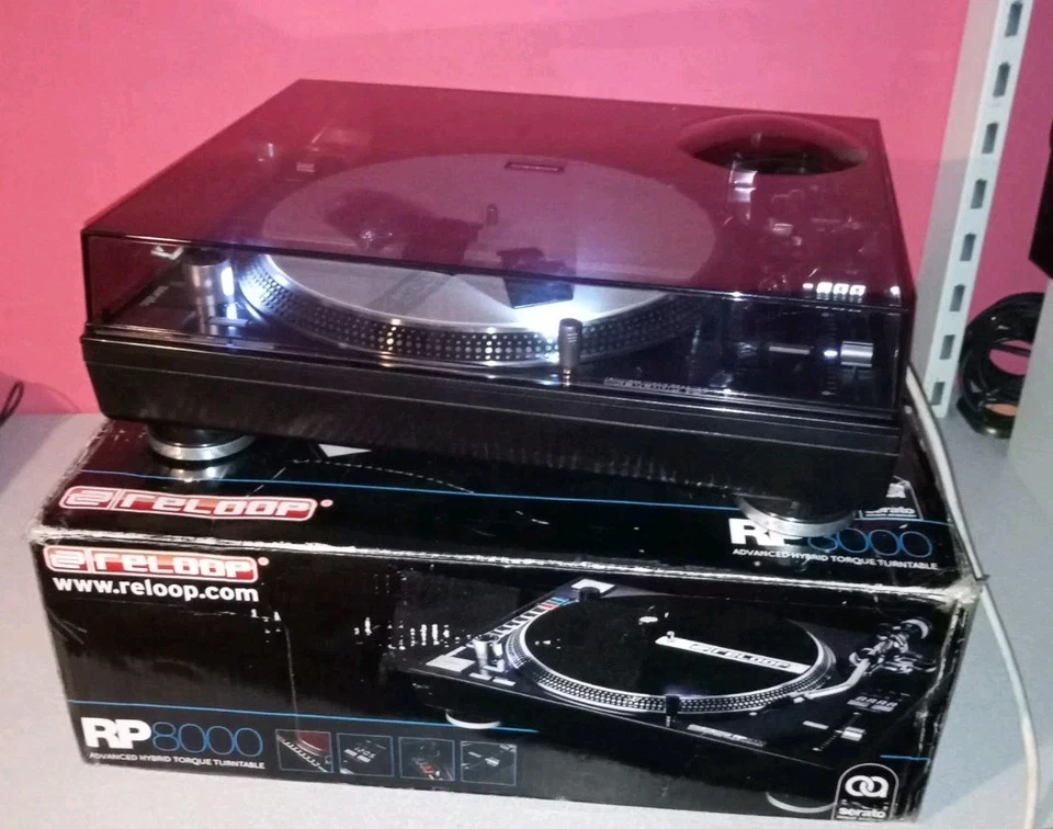 Reloop RP-8000 Plattenspieler DJ-Turntable  und Haube  - Bild 4 von 4