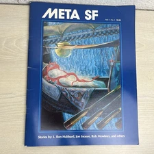 META SF Vol 1 Issue 1 L Ron Hubbard Fiction 1982 Magazine