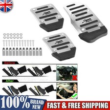 Universal Set Clutch Accelerator Anti-slip Brake Foot Pedal Pad Cover Manual Kit