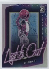2020-21 Panini Donruss Optic Lights Out Holo Prizm Ja Morant #9 0jm6