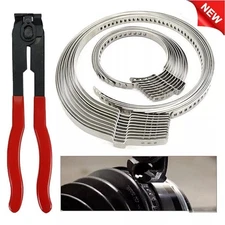 🔥For Auto / ATV CV Joint Axle Boot Clamp Pliers Tool with 20 Crimp Bands USA