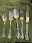 Reed and Barton Burgundy Sterling Silver 5 Piece Place Setting