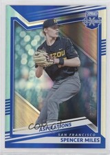 2022 Panini Elite Extra Edition Aspirations Blue 252/349 Spencer Miles #136 0b3
