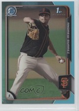2015 Bowman Draft Chrome Sky Blue Refractor Andrew Suarez #170 6s7