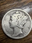 1929-D Mercury Dime - Actual Silver Coin   Same Day Shipping