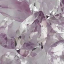 ROSE DE FRANCE AMETHYST 10 x 7 MM PEAR CUT SOLD PER STONE F-1536