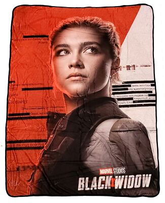 Marvel: Black Widow Yelena Belova Throw Blanket Plush Throw Blanket | 45 x 60 In