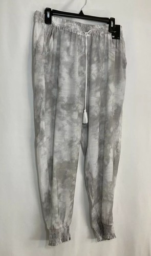 NY & C Soho Street Women’s Drawstring Pull On Jogger Pants Gray Size Medium - Picture 3 of 5
