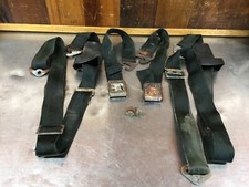 Triumph Tr6 Original British Seatbelt Set Receivers. For Parts. Kt1422