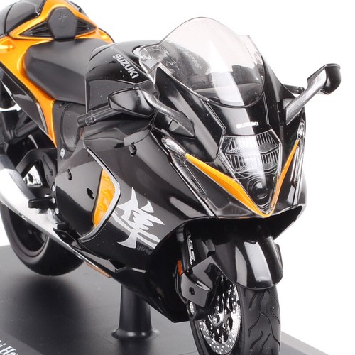 1/12 Maisto Suzuki Hayabusa GSX1300RR Busa Race Bike 2022 Model Motorcycle Black - Bild 13 von 13