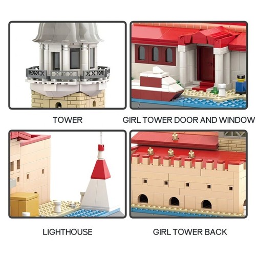 Wange Bloque de Construcción Juguetes Arquitectura Mundial Ladrillos Modelo para Adultos o Niños - Imagen 325 de 872