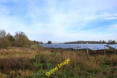Photo 6x4 Solar Panels at Willowbrook Farm Steventon/SU4691 All the sout c2014