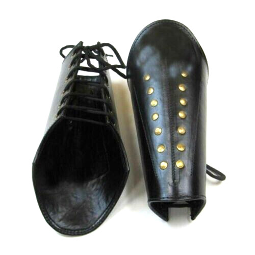 DISFRAZ DE ARMADURA MEDIEVAL ARQUERO Cuero con Acentos de Metal Juego de Rol