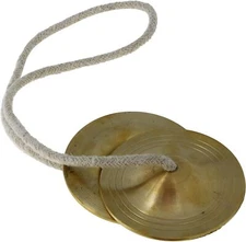 BRASS Manjira Instrument Finger cymbal Hand Cymbal Metal Clapper -METAL-MANJIRA