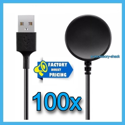 100x Wireless Magnetic Charger For Samsung Galaxy Watch 6/5/5 Pro/4/3/Active