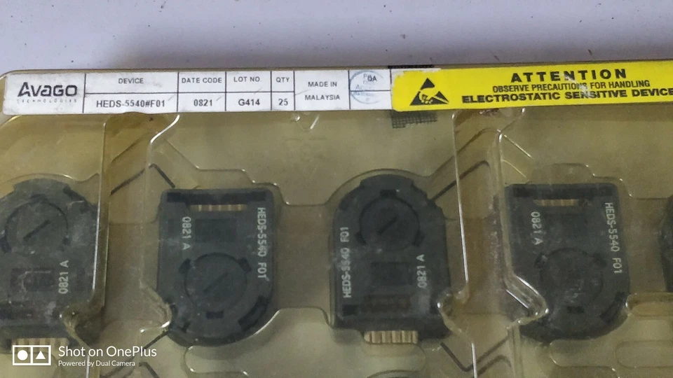 CODIFICADOR ÓPTICO HEDS-5540#F01 AVAGO X 1 PC Foto 2 de 4