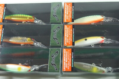Nories Laydown Minnow Deep Just Wakasagi 66mm Wobbler Barsch Suspender 