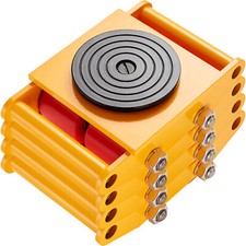 VEVOR 4xPanzerrollen 8T Transportfahrwerk Transportrollen Industrieroller Roller