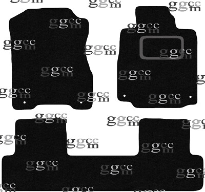 FITS HONDA CRV 2012 TO 2018 TAILORED BLACK CARPET CAR FLOOR MATS. (4 CLIPS)