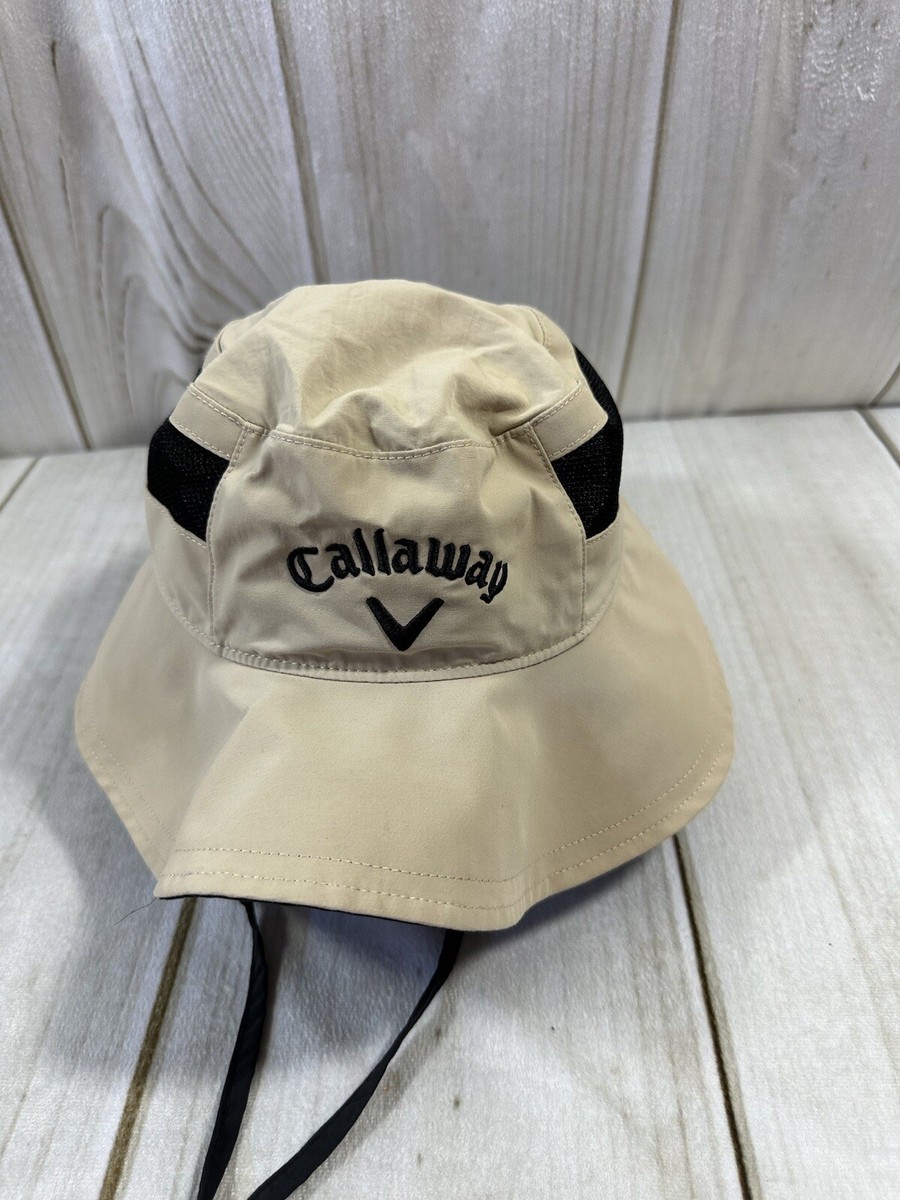 CALLAWAY EMBROIDERED ADULT S/M GOLF VENTED BUCKET HAT CAP